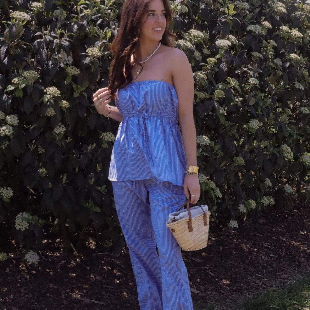 Peplum top & Pants Set